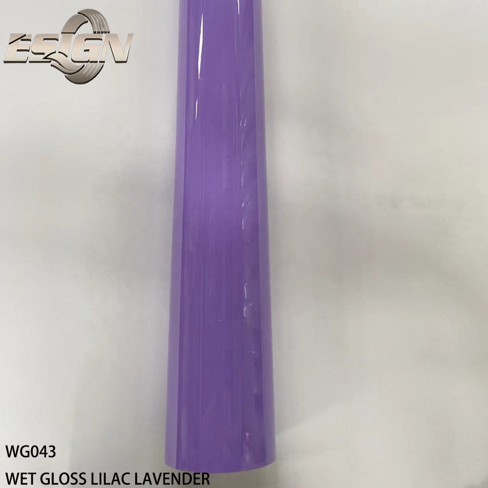 CRYSTAL GLOSS LILAC LAVENDER Car Wrap Vinyl Film Self Adhesive Super Ductility Motorcycle Decoration