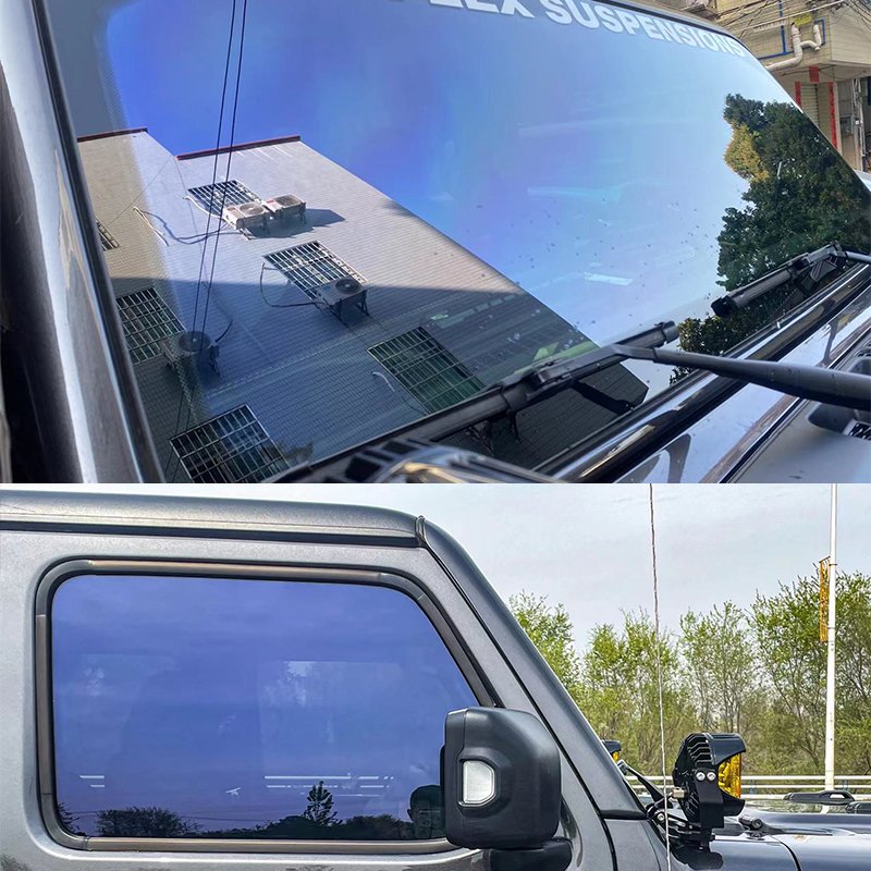 TOP Factory VLT 70% 3 Mil Premium Quality Double Silver Golden Color Multilayer Precious Metals Sputtering Window Film
