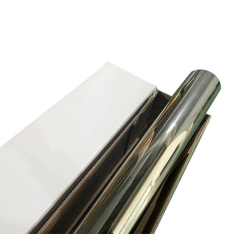 TOP Factory VLT 70% 3 Mil Premium Quality Double Silver Golden Color Multilayer Precious Metals Sputtering Window Film