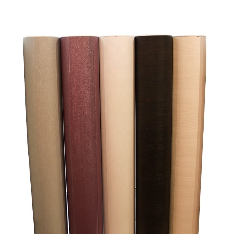 Self Adhesive Wood Grain Film for Furniture Decoration,PVC Wood Grain Contact Paper