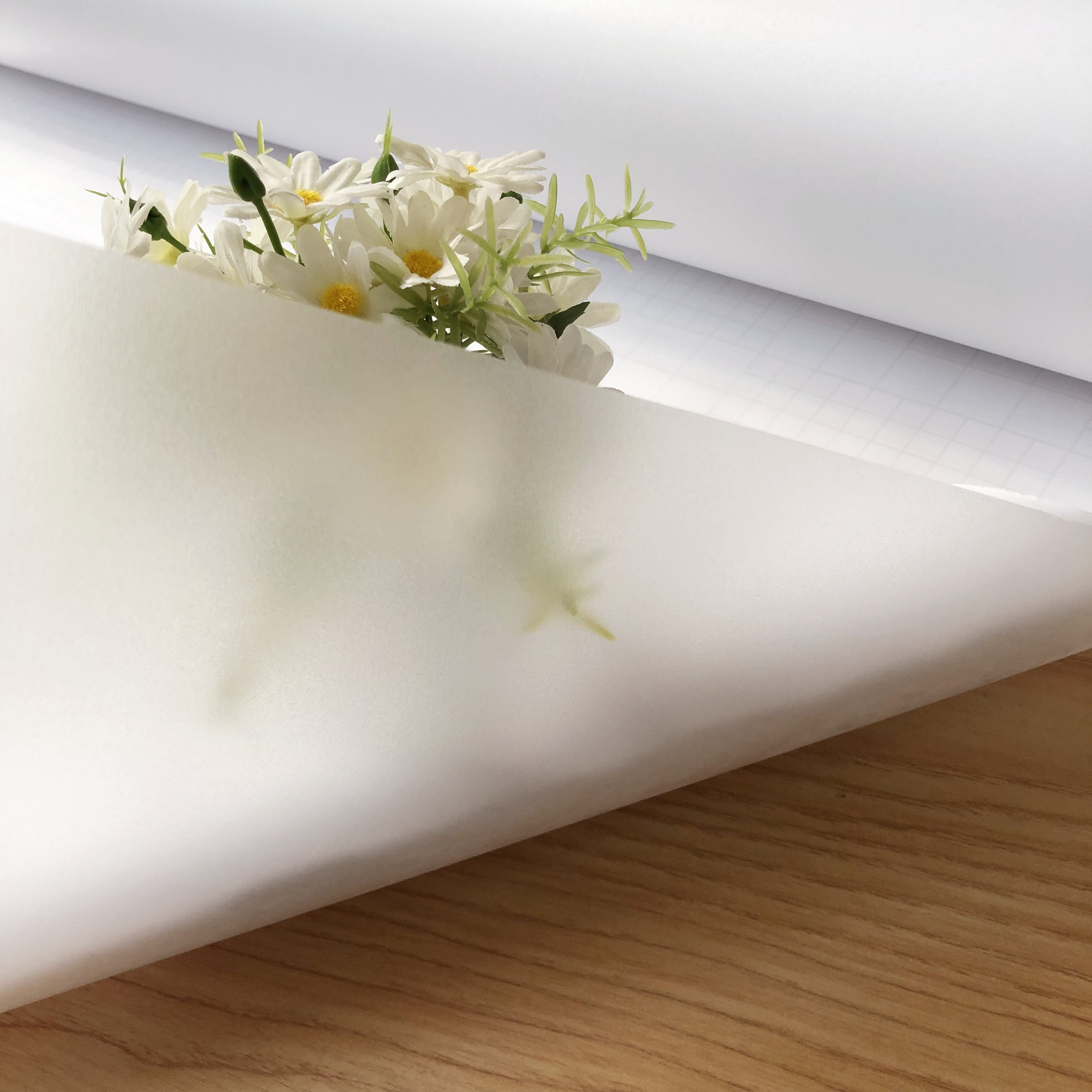 1.22x50m frosted window film privacy self adhesive glass film window static film for bathroom&office application