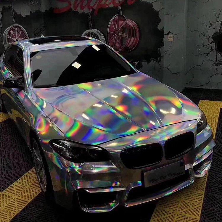 Laser Electroplated Silver car film car wrap land cruiser stickers color changing film car decals