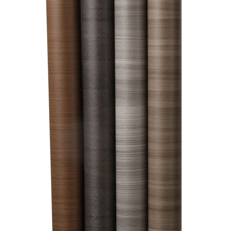 PETG Decor Films Non Self Adhesive Wood Grain Decorative Films For Furniture Wall Decor Wallpaper Factory Wholesale