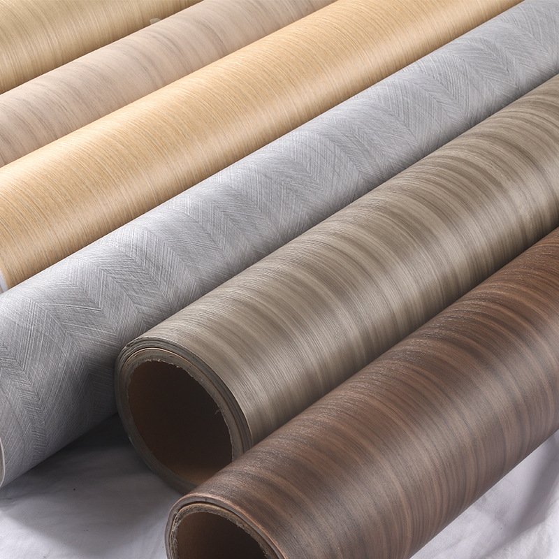 PETG Decor Films Non Self Adhesive Wood Grain Decorative Films For Furniture Wall Decor Wallpaper Factory Wholesale