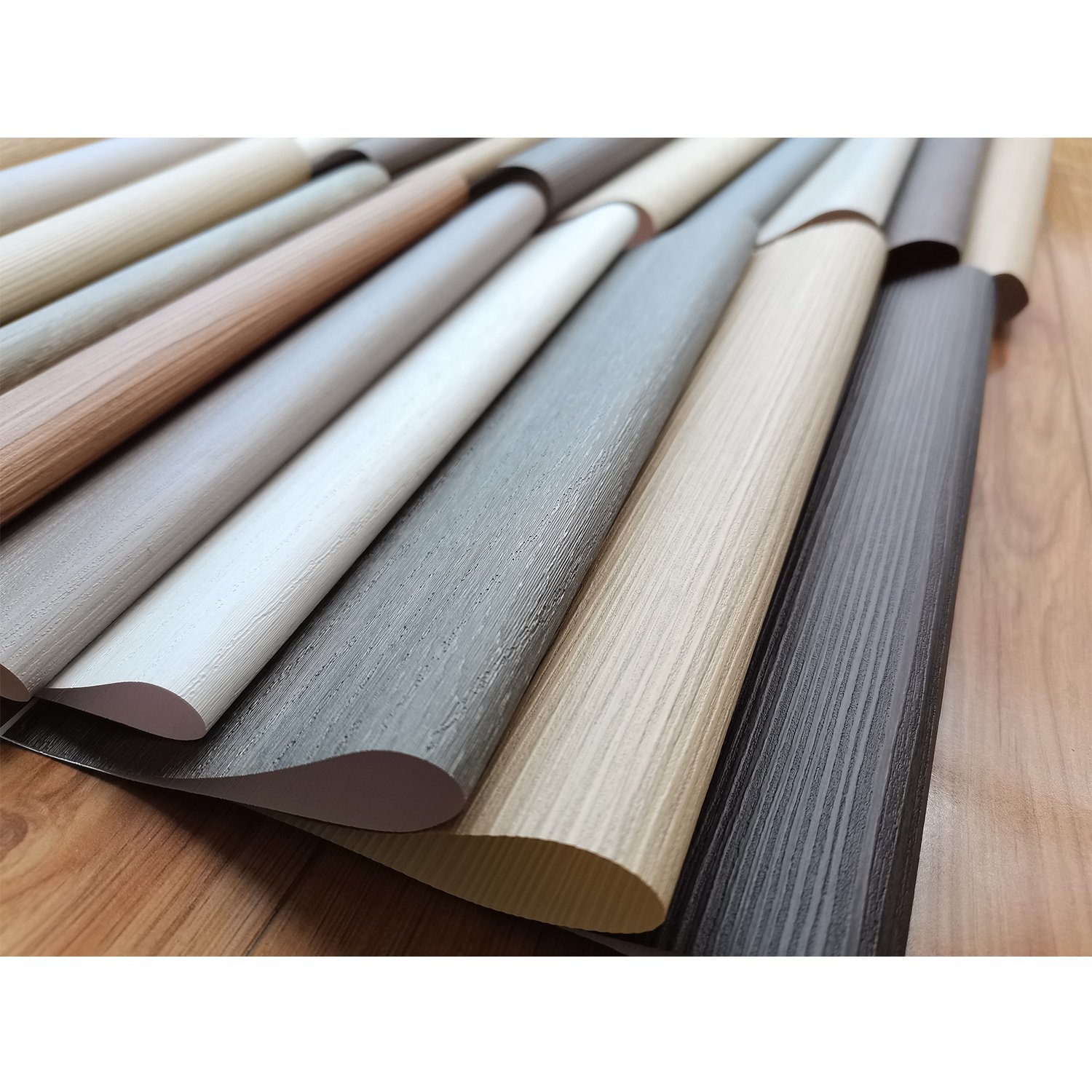 PVC Decorative Film with Super Matte Wood Grain for Profile and WPC Panel Wrapping