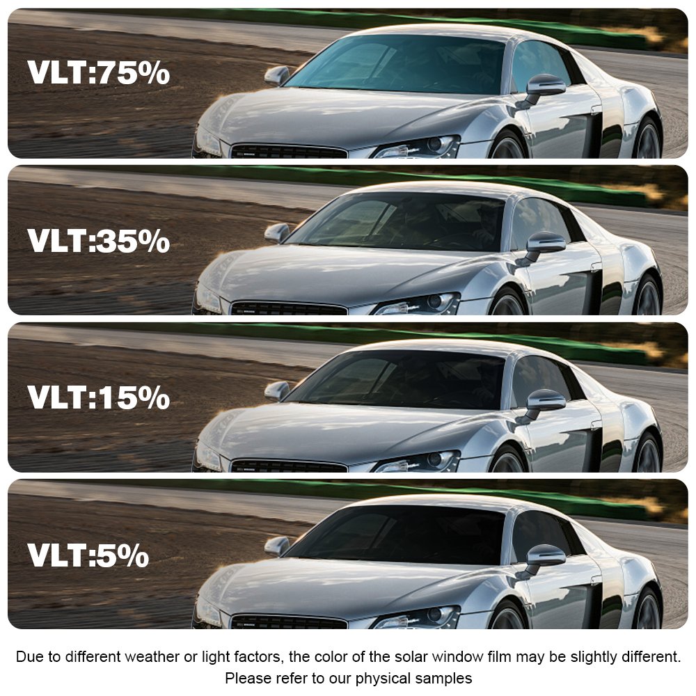Pure Nano Ceramic Carbon Tinting Film Block Uv Decorative Glass Films 2 Mil Security Glass Window Film With 95% Irr