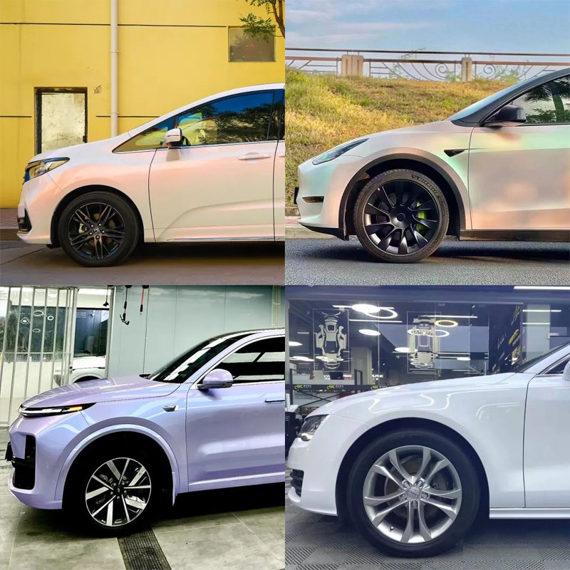 Factory Wholesale High Quality White Pearl Gloss Car Wrap Vinyl Tpu Full Body Paint Protection Car Color Changing Film