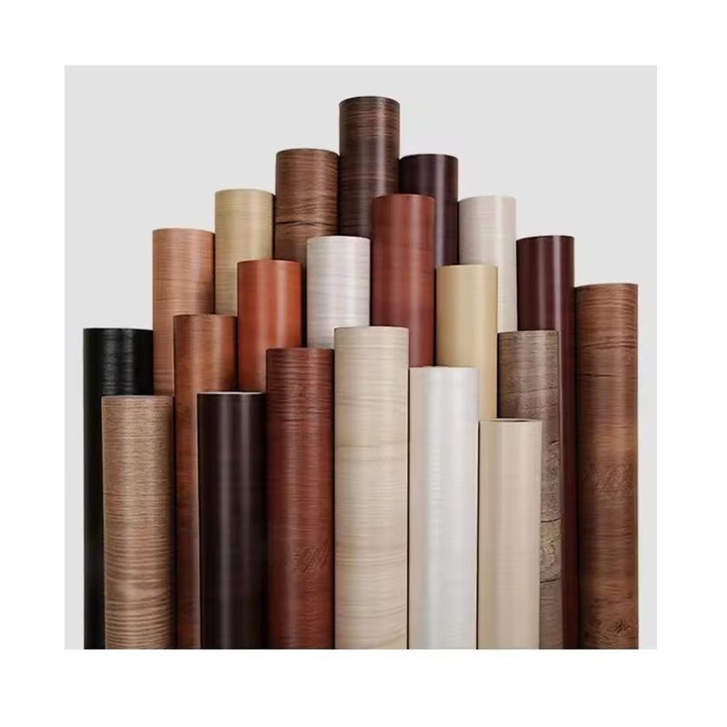 2024 Popular Wood PVC decorative film laminated decorative film PVC film for mdf membership/furniture/door
