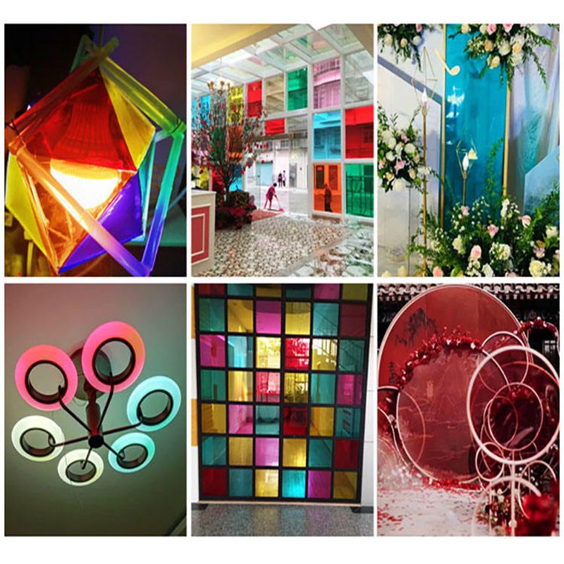 High quality PET color double perspective HD glass decorative film side Grey color home building window tint film