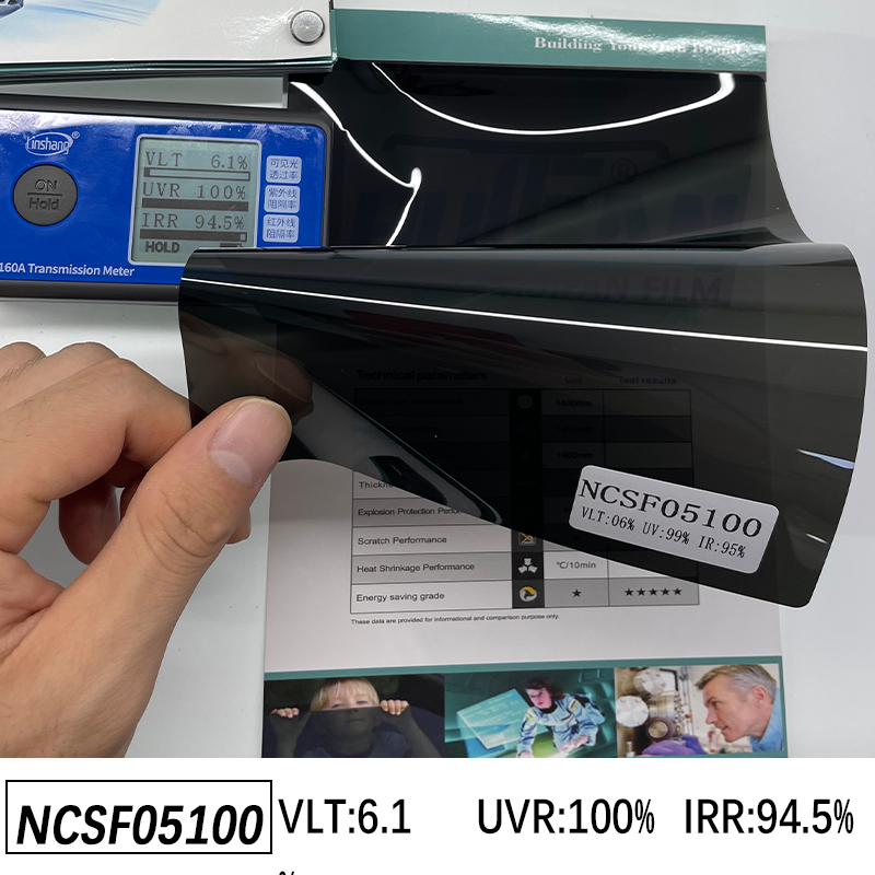 8 years Warranty High thermal insulation Car window film UV blocking Solar Window Privacy Film UV100% Window tint film