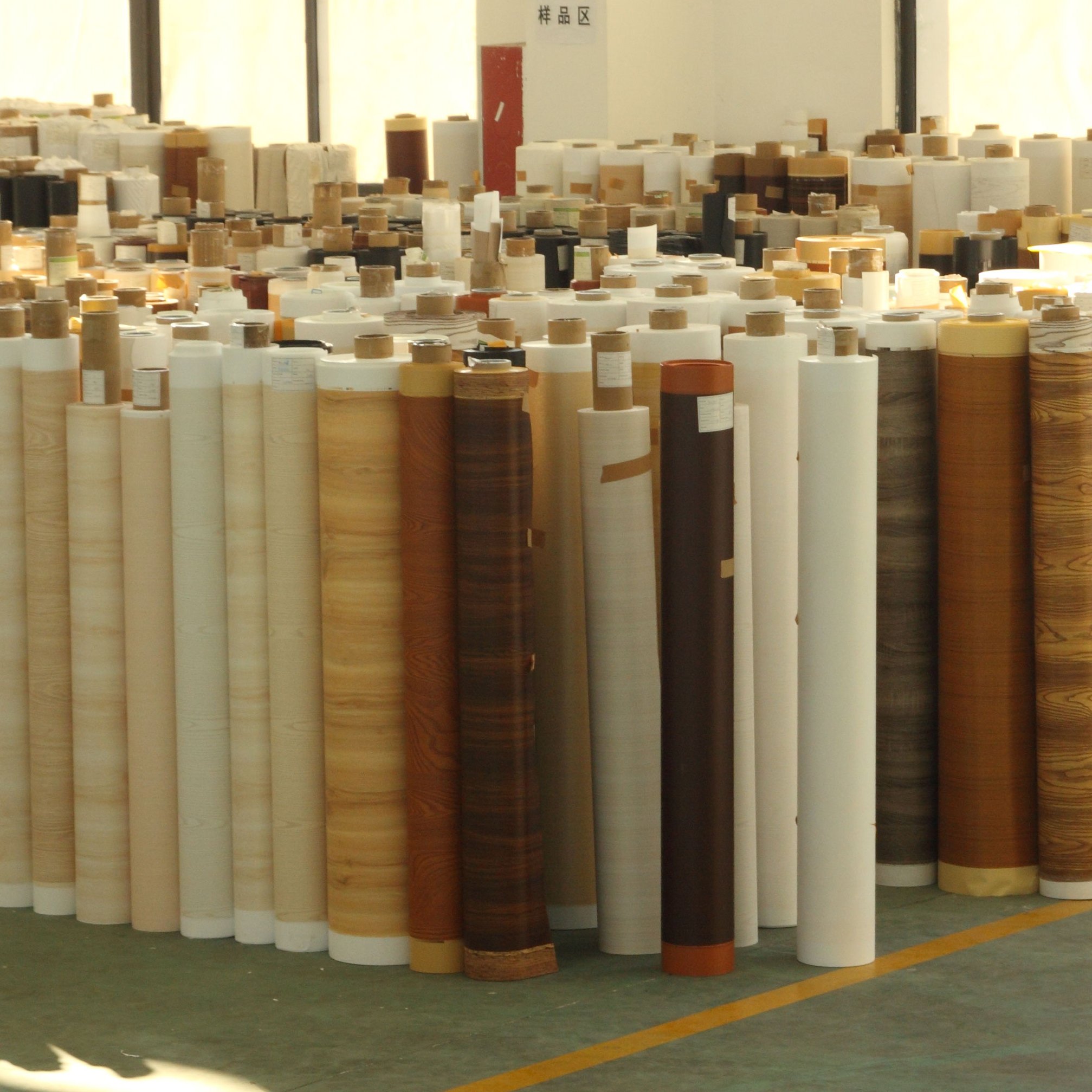 pvc decorative furniture foil and door vacuum press home decoration film for kitchen cabinet protection