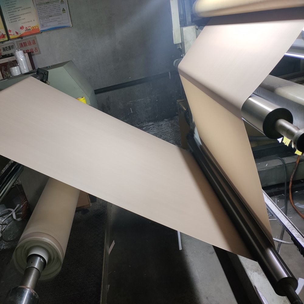 2024 white cloud wood Deep Embossed Wood Grain PVC Decorative Film Roll for furniture PVC Film Manufacturer
