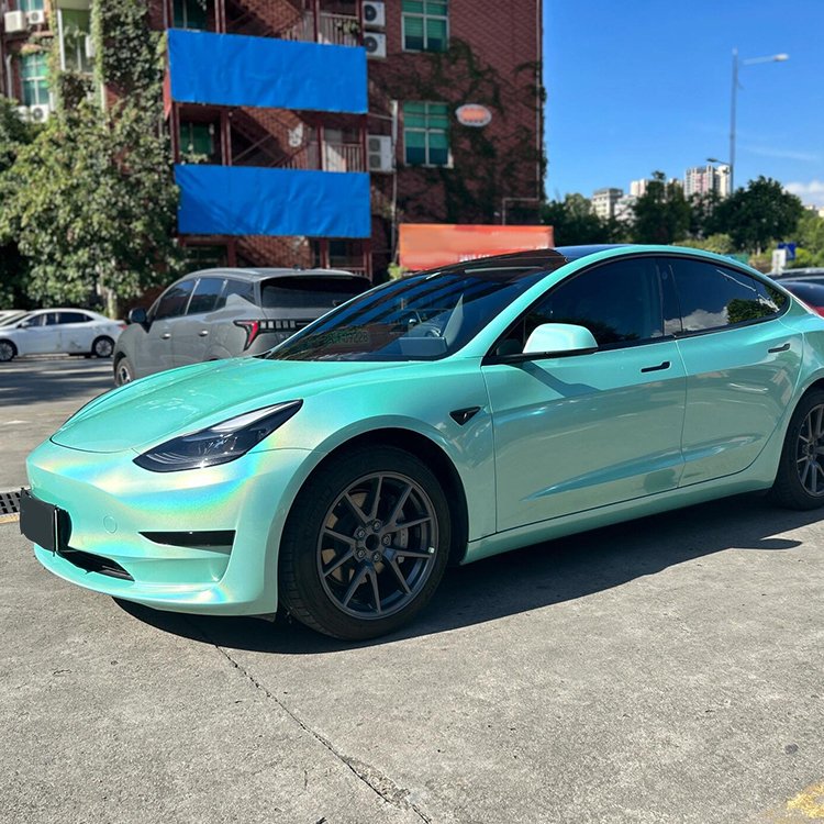 Glossy Laser Series Color Vinyl Wrap Car car wrap vinyl pattern Decoration Sticker Decal Bubble Free Air Release