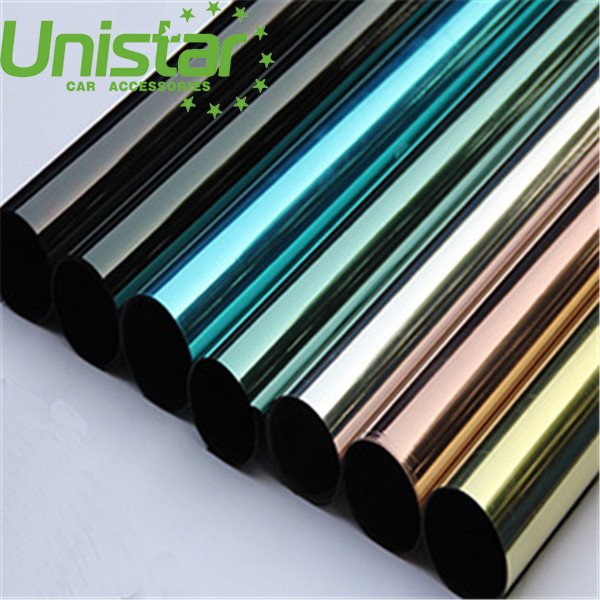 Mirror reflective film one way vision silver building film solar control window glass decorative film privacy window foil