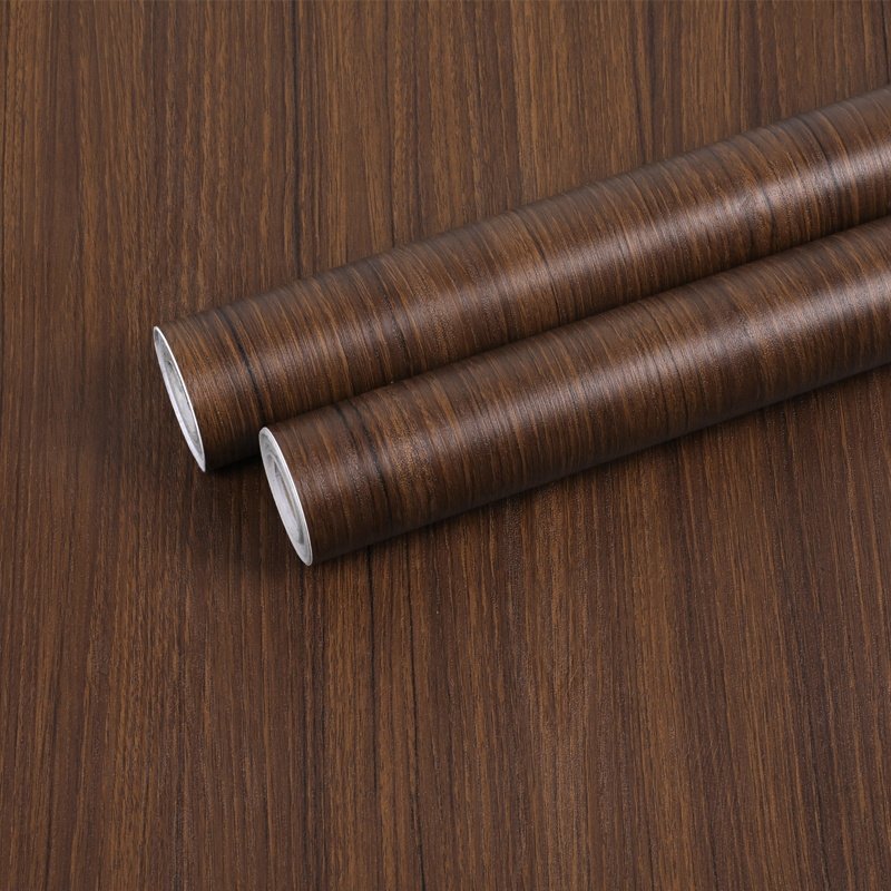 Premium PVC wood grain vinyl wrap decorative film for furniture cover PVC sticker paper in roll 1.22*50m