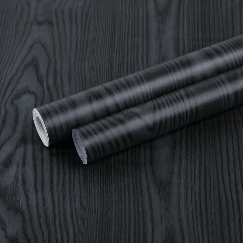 Premium PVC wood grain vinyl wrap decorative film for furniture cover PVC sticker paper in roll 1.22*50m