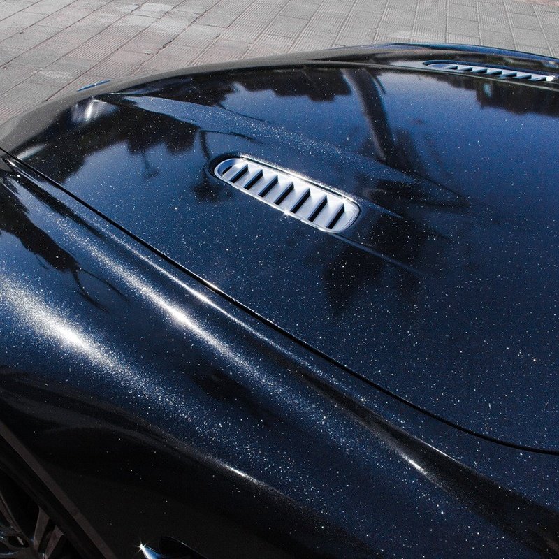 WRAPMASTER 1.52*17m PET Backing Sparkle Black Car Body PVC Stickers Car Interior Vinyl Wrap