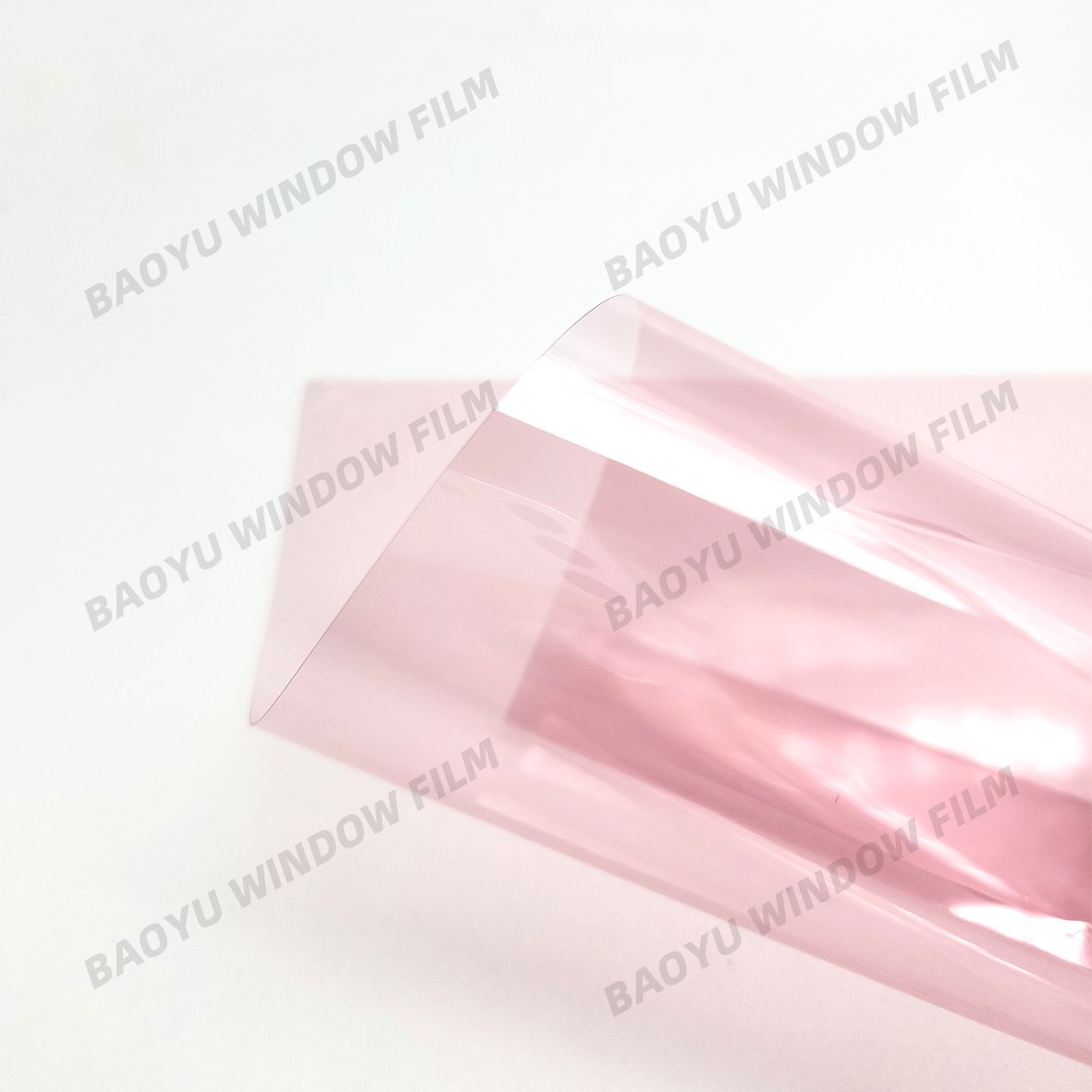 Beautiful Decorative film colorful decoration transparent color filmPale pink