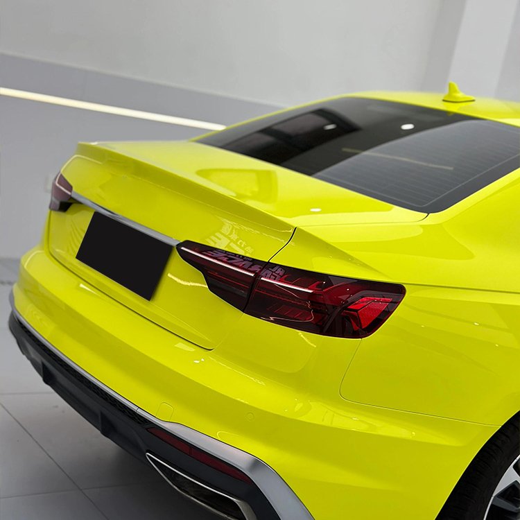 Glossy Crystal Lemon Yellow Bestseller yellow Car Wrap Vinyl Car Body Stickers Film Color Change For Vehicle Car Wrapping