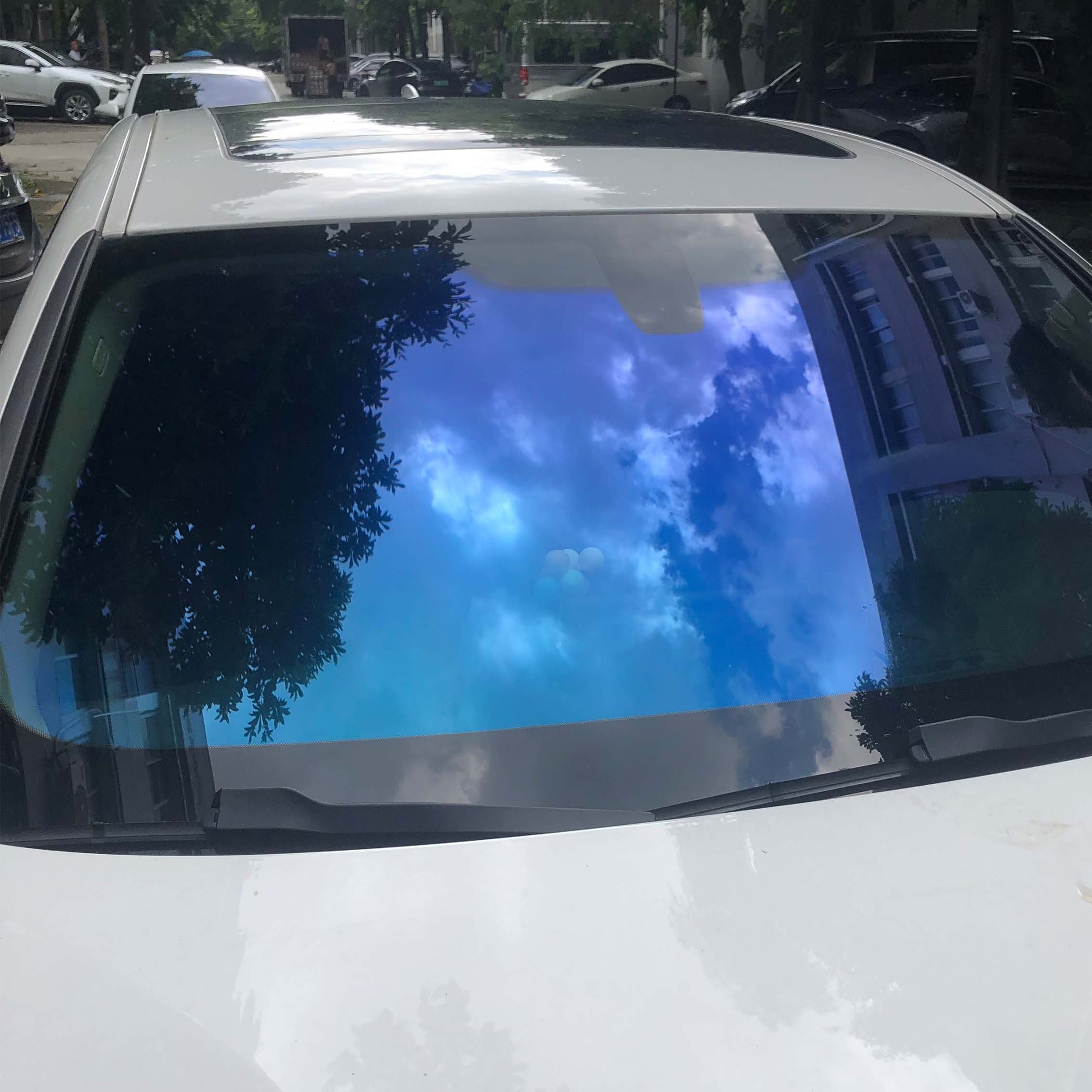 Heat Insulation Uv Protection Purple Light Duzzle Nano Ceramic Car Tinted Solar Window Film Vit55% For Car