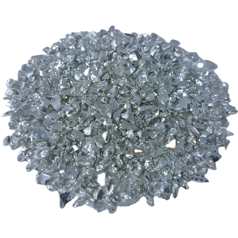 Premium quality silver coated glass chips special for art and craft handicraft and resin art used