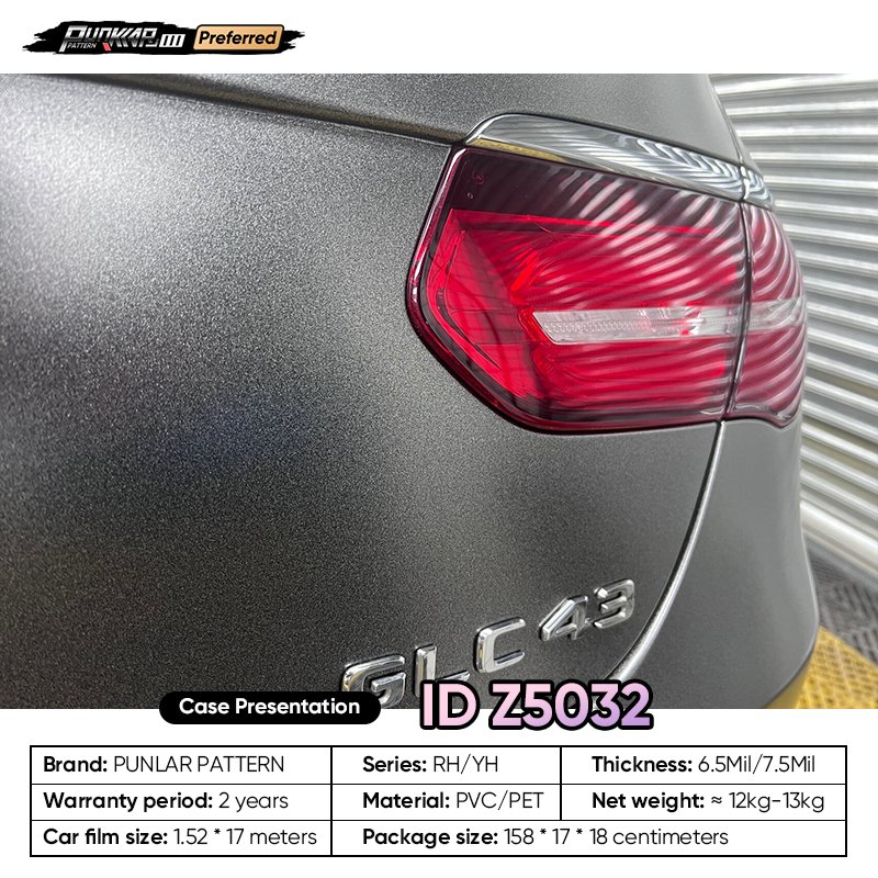 Sparkling Heavy Metal Grey Car Wrap Vinyl PET High-Gloss PVC Film 1.52CM Width Car Stickers Waterproof Color-Changing Film