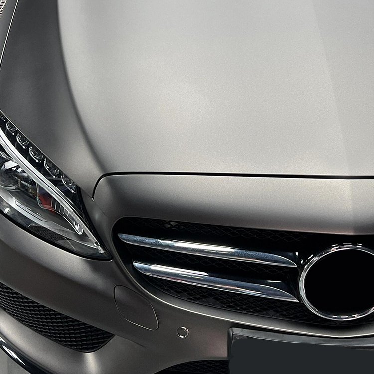 Ultra-Matte Dark Grey Car Wrap Vinyl Car Body Stickers Film Color Change For Vehicle Car Wrapping