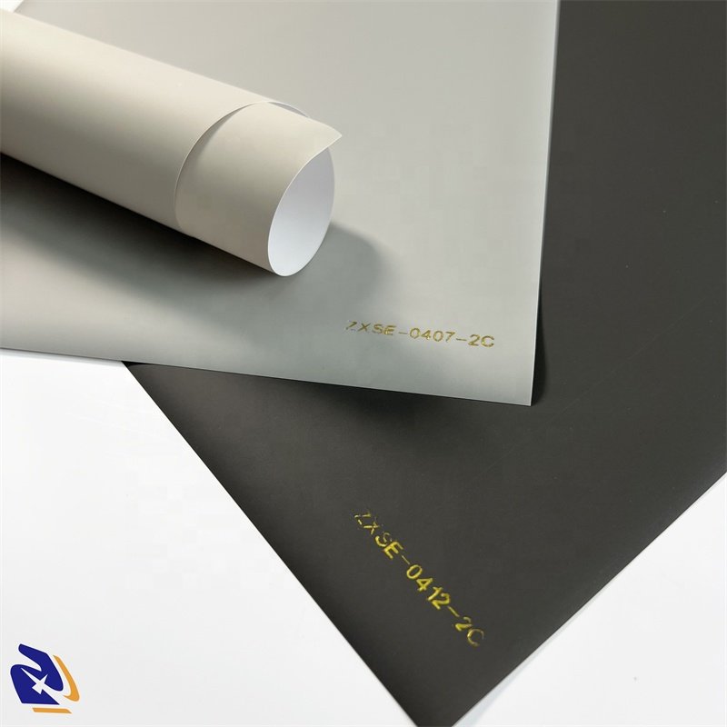 Acrylic Use PVC Solid Decorative Films Flat Surface PVC Foil For Interior Decor Cabinet Use PUR Lamination