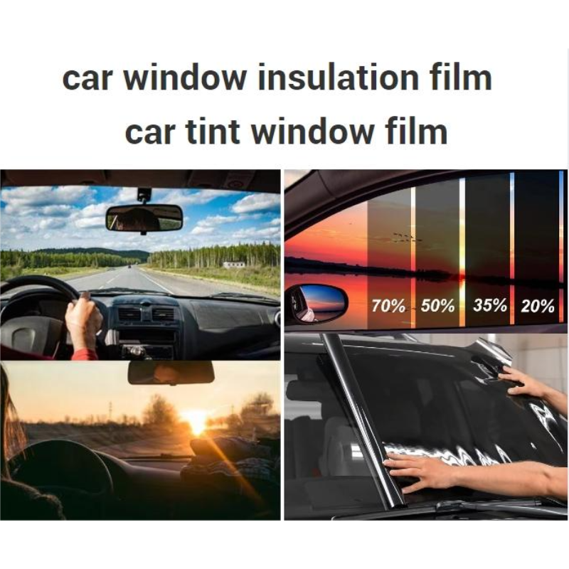 Privacy Protection Heat-Insulating Car Side Window Tint Film Nano Ceramic Car Window Sun Film Cover Protection Film