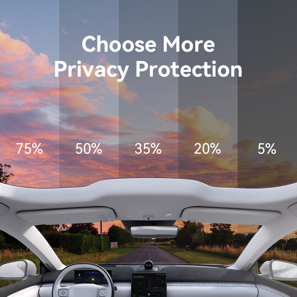 Free Sample 5%-70% VLT Heat Insulation Solar Car Window Tint Protection Film Removable Nano Ceramic 99% UVR Car Tint Window Film