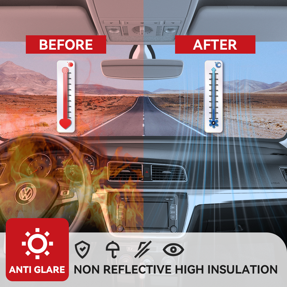 Free Sample 5%-70% VLT Heat Insulation Solar Car Window Tint Protection Film Removable Nano Ceramic 99% UVR Car Tint Window Film