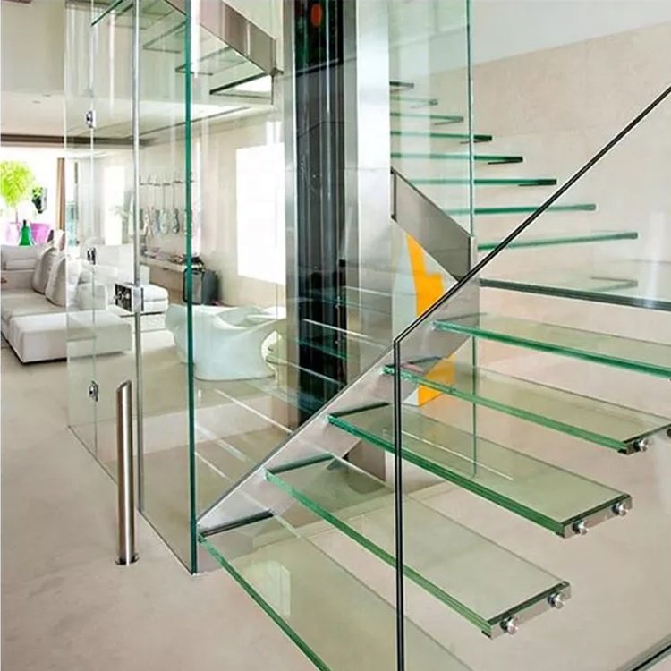 13.52mm 17.52mm Clear Tempered Laminated Glass for Frameless Glass Railing Terrace Balcony Railing