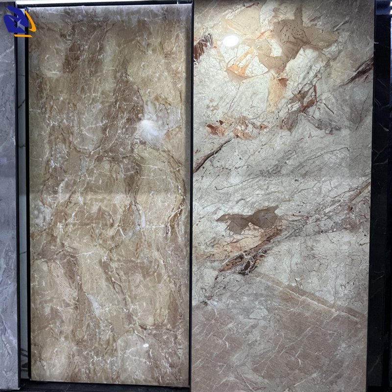 3D Digital Printing Marble Design PVC/PET Decorative Film For PVC Foam Board Anti-Scratch Marble PVC Film For PUR Laminating use