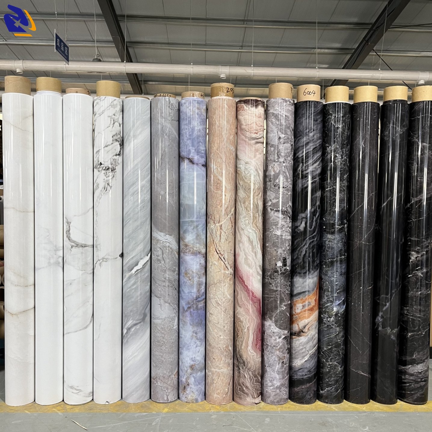 3D Digital Printing Marble Design PVC/PET Decorative Film For PVC Foam Board Anti-Scratch Marble PVC Film For PUR Laminating use