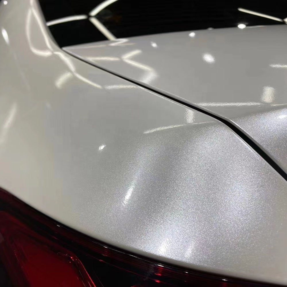 WRAPMASTER 1.52*17m White Super Gloss Metallic Car Film Vinyl Vehicle Wrapping Foil Vinyl Film Body Car Wrap
