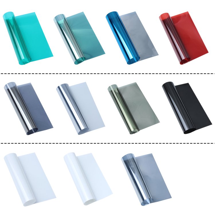 pet Color one-way vision architecture building window film with Self Adhesive glass protection uvioresistant Privacy