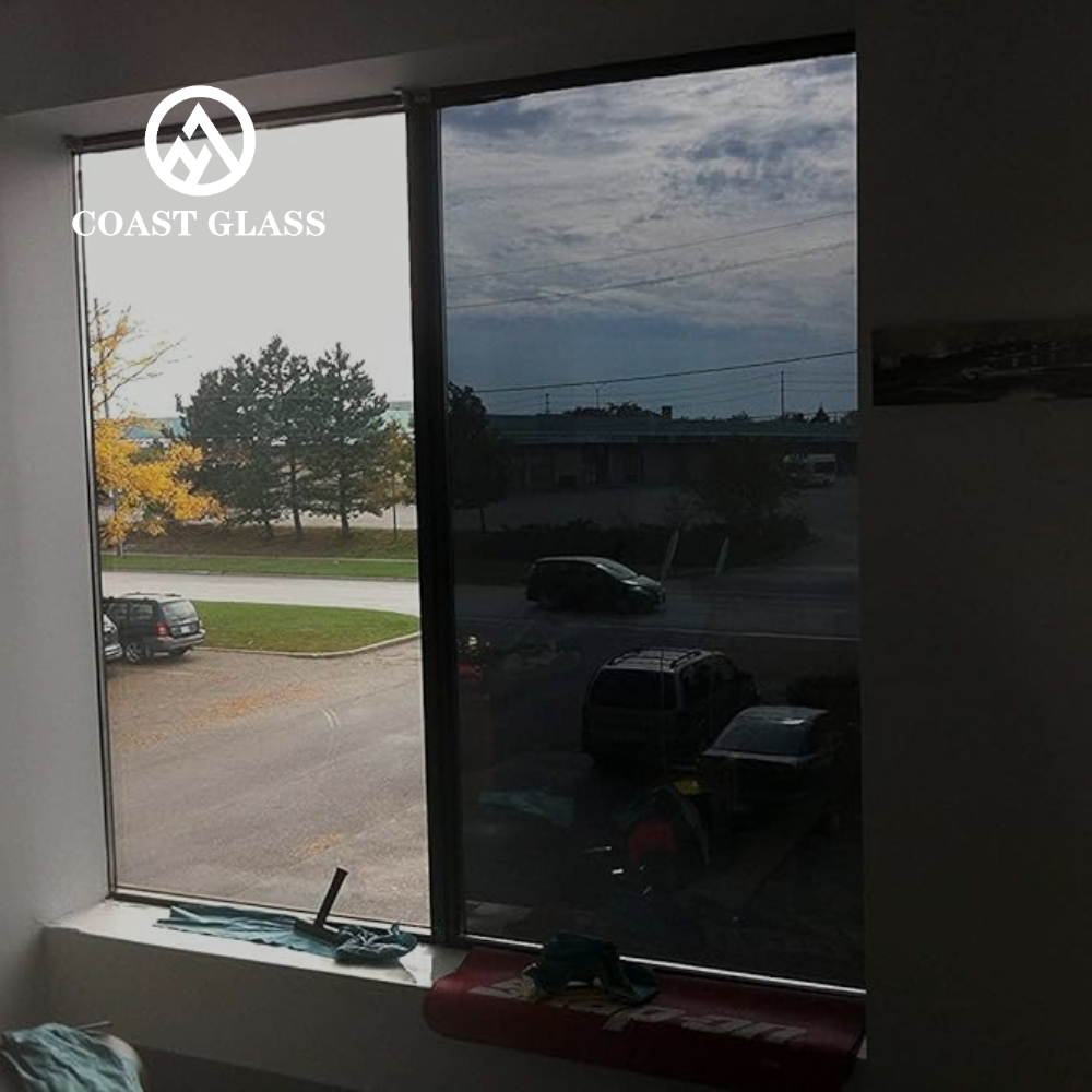 Sun Blocking Film Foil One Way Privacy Reflective Film For Windows Architectural Decoration