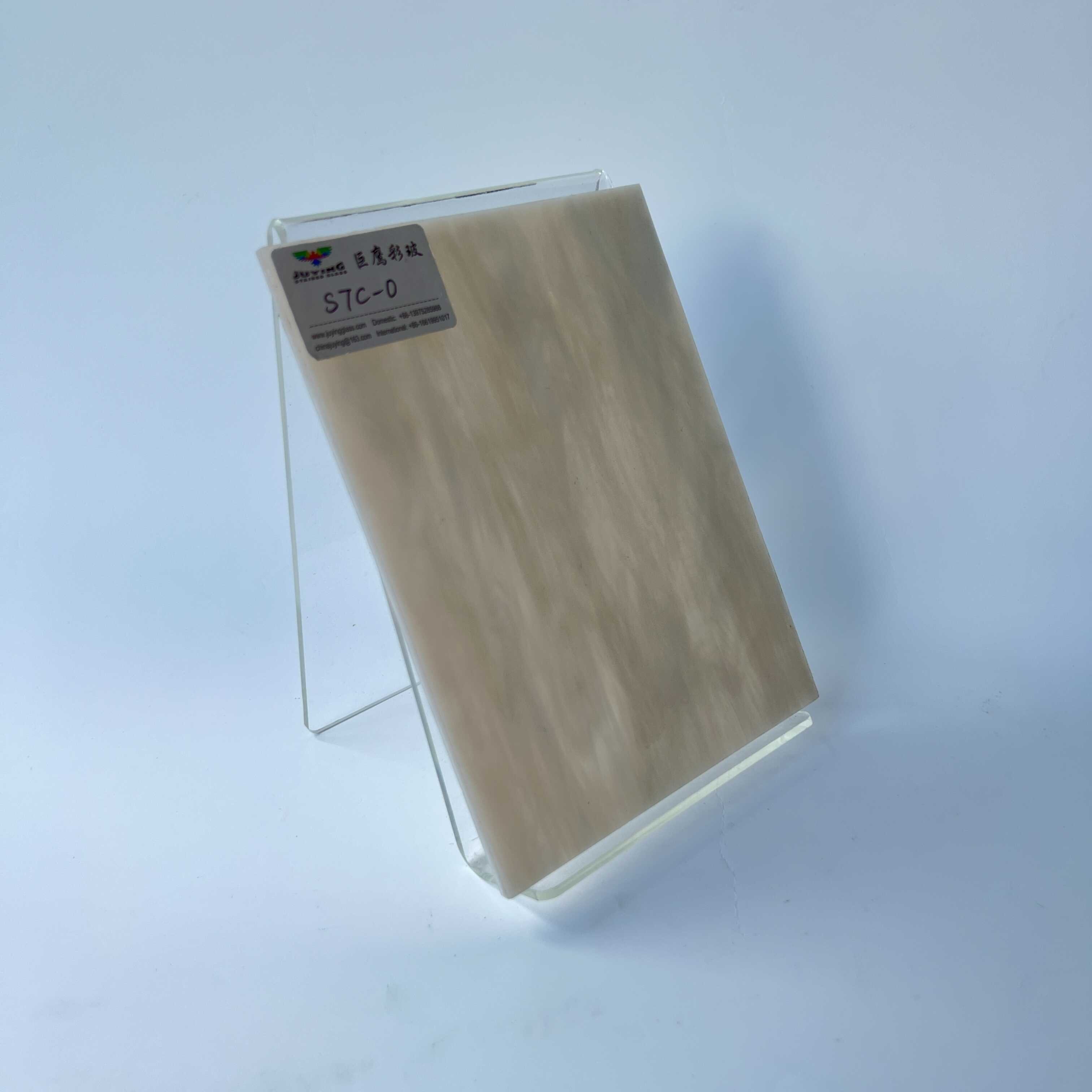 Manufacturer Fine Quality Wall arts Stained Glass Sheet 3mm Opaque for tiffany lamp crafts window film Milky pink