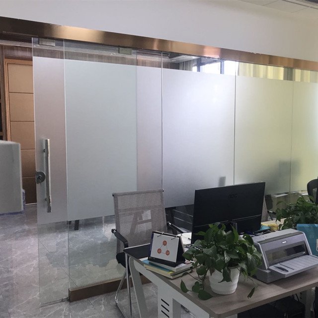 Self Adhesive PVC 1.52*30 M/Roll Frosted Matte Home&Office Glass Decorative Film