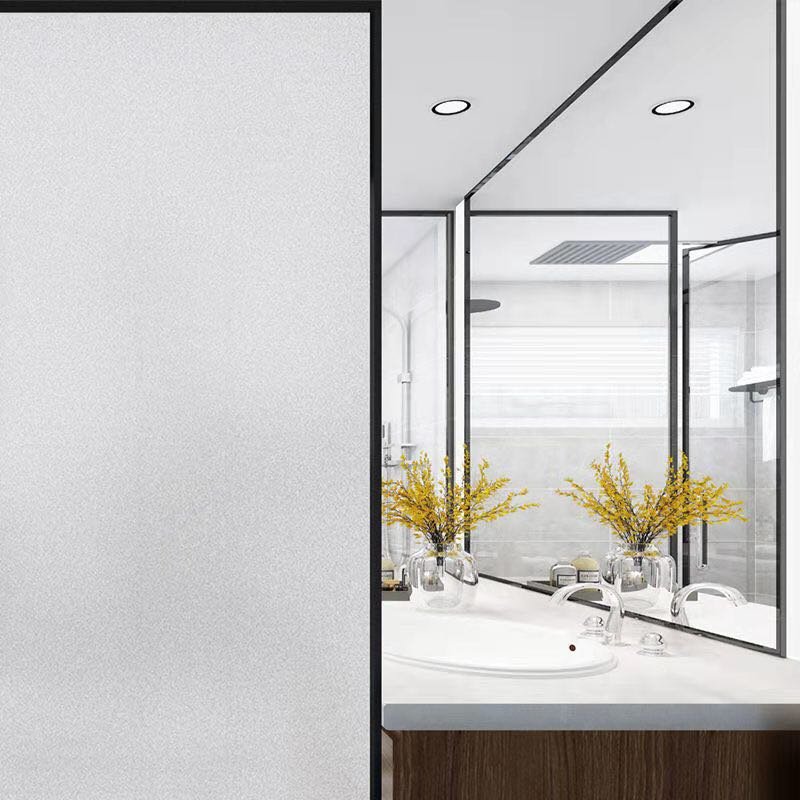 Self Adhesive PVC 1.52*30 M/Roll Frosted Matte Home&Office Glass Decorative Film