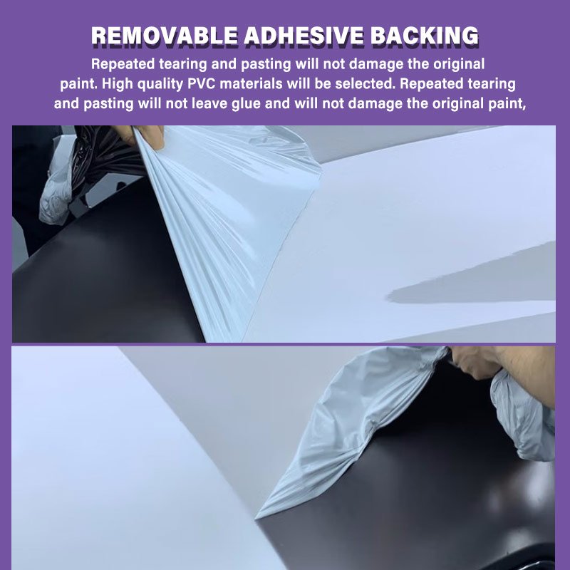 Factory Good Price PET Material Car Stickers Magic Diamond Purple Blue Glossy Wrap Film