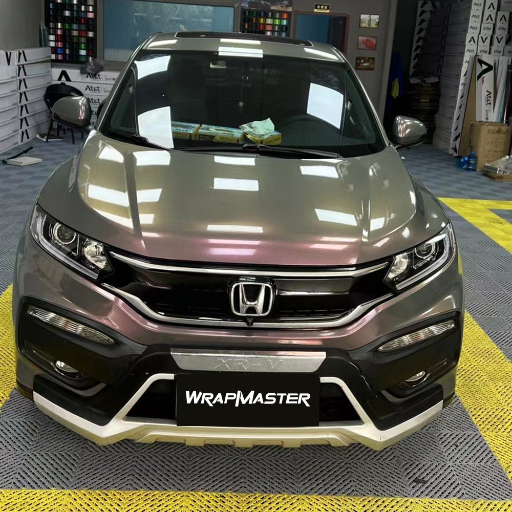High Stretchable Color Changing Decorative Film High-Performance PET Liner Stars Phantom Grey Car Wrap Vinyl