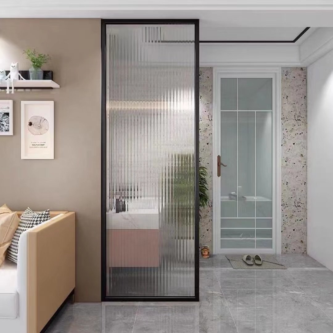 Popular 13mm/15mm Self adhesive Film Fluted Window Film decorative Reeded window film