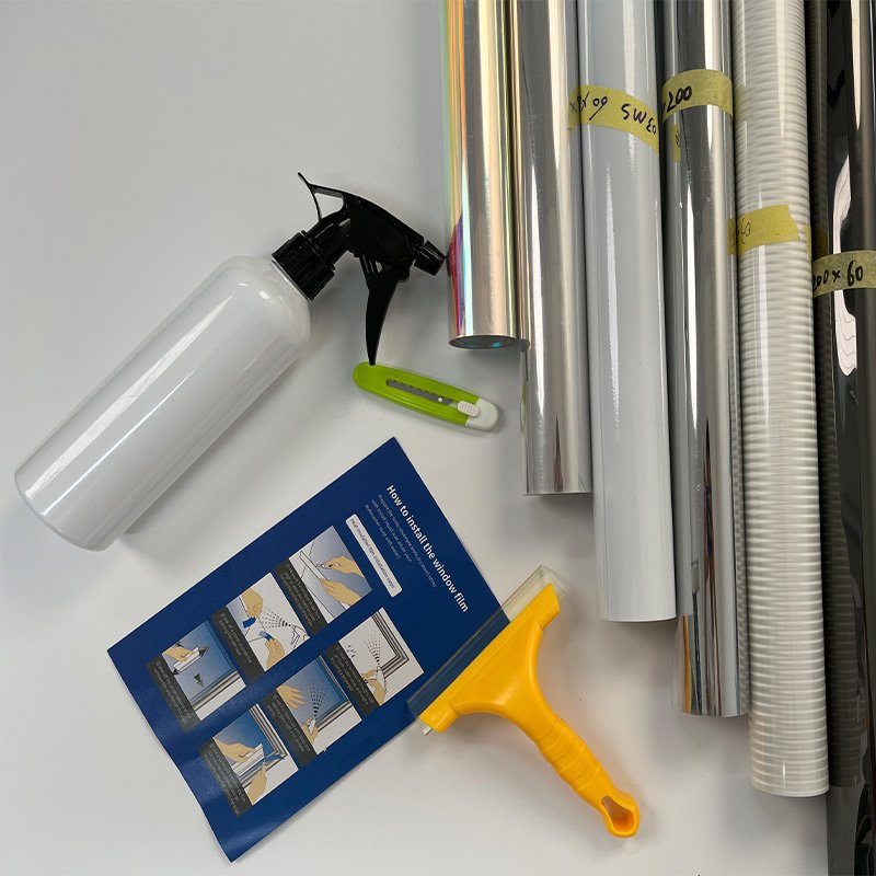 Budget-Friendly Home Solutions 70Cm*30M Solar Reflective Mirror Bronze Tinted Glass Window Film For Glass Windows And Doors