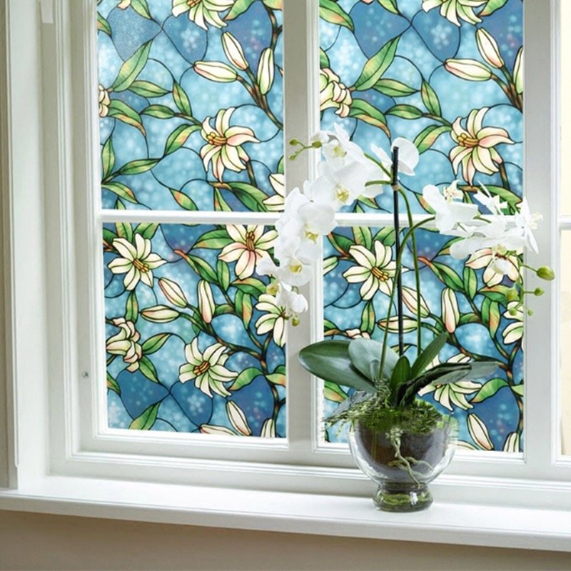 PVC frosted static cling window film thermal insulation UV protection glass film sticker decorative film