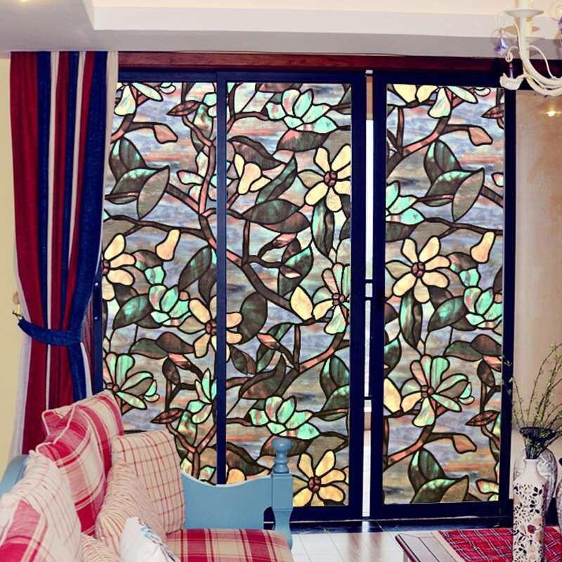 PVC frosted static cling window film thermal insulation UV protection glass film sticker decorative film