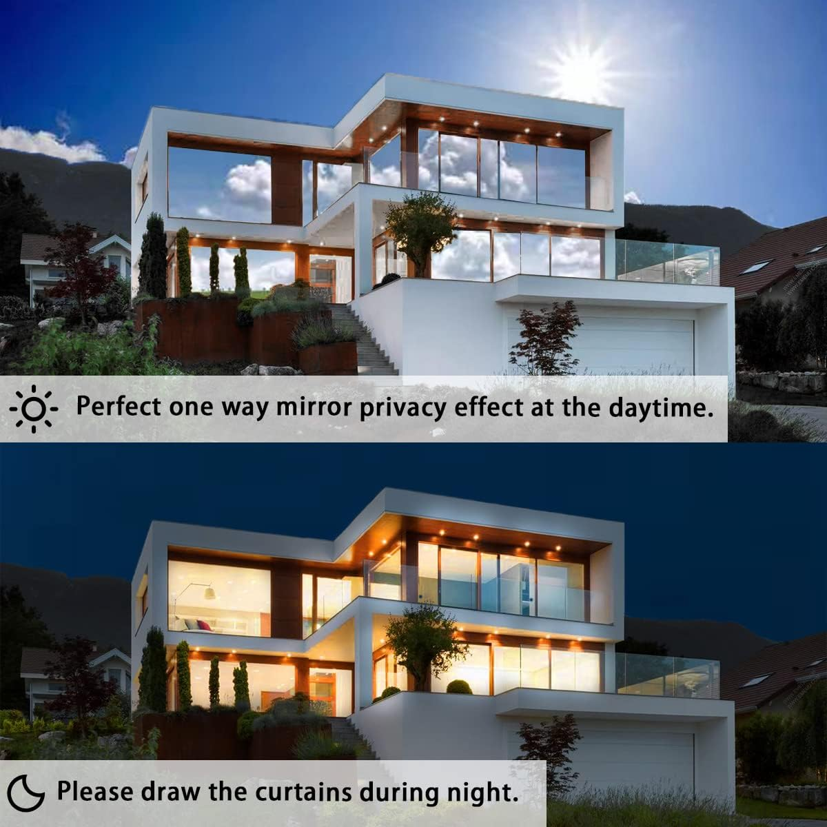 Customized factory Silver Light35 Silver Window Film,One Way Vision Home Office building film,Reflective Solar Tint Film