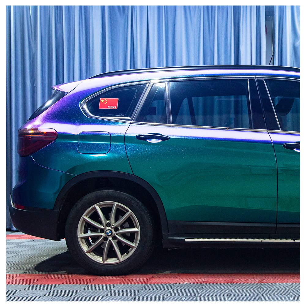 CARLAS Sticker Car Colored PPF Paint Protection Film Car Paint Protection Film Blue Purple Color Hydrophobic Tpu Car Wrap