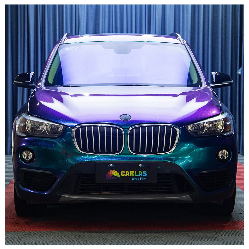 CARLAS Sticker Car Colored PPF Paint Protection Film Car Paint Protection Film Blue Purple Color Hydrophobic Tpu Car Wrap
