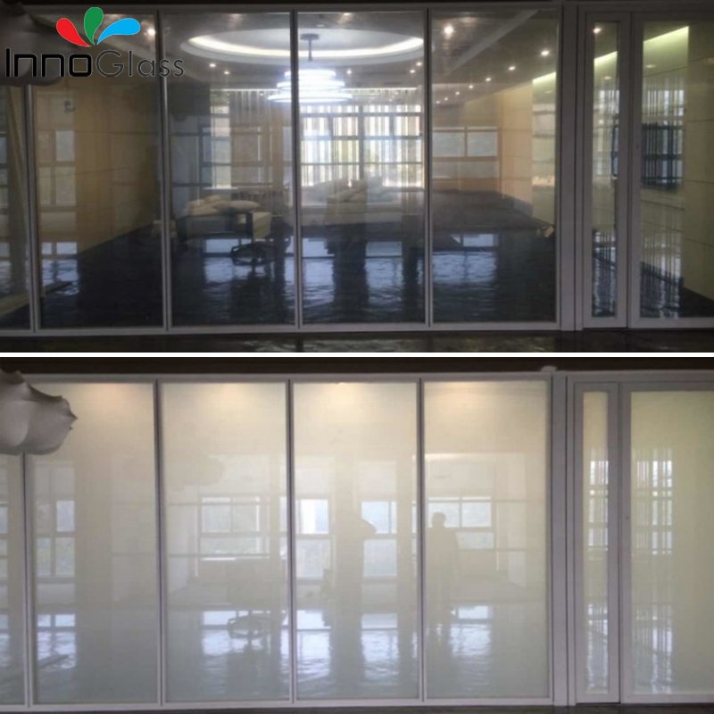 Decorative film switchable smart removable glass foil as blind curtains building glass